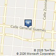 Ayres de Salta Hotel Map